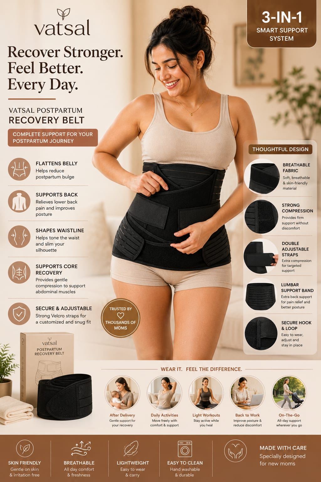 Vatsal Postpartum Recovery Belt™
